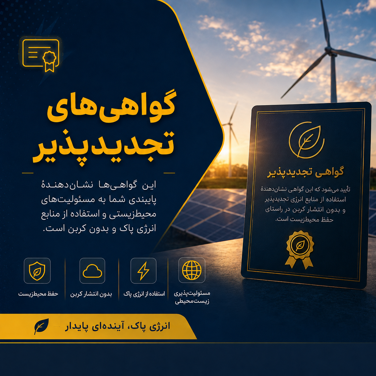 گواهی تجدیدپذیر